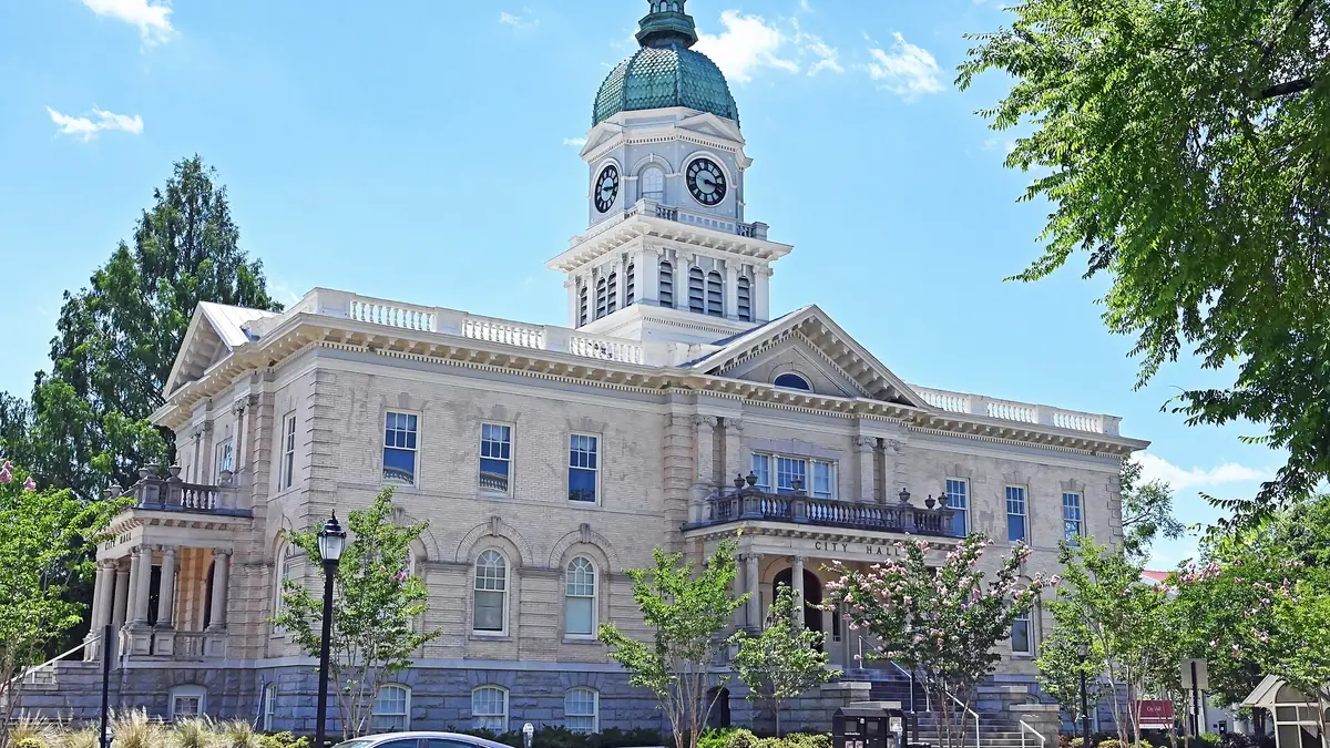City Hall in Athens, Georgia, US