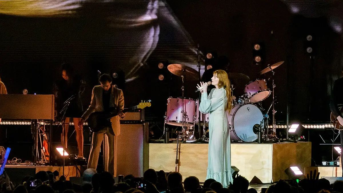 Florence and the Machine performing live at The Forum in Inglewood, Los Angeles, California, on Sunday, December 9, 2018. Part of the KROQ A